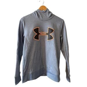 Under Armour Gray Logo Hooded Sweatshirt S